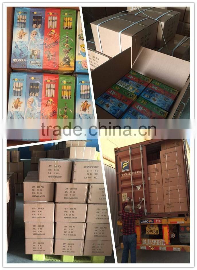 HB wooden pencils, 7 inch black lead pencil with eraser