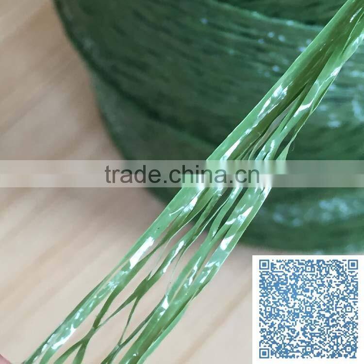 7700Dtex Oliver color PE fibrillated yarn