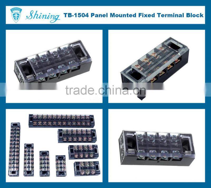 TB-1504 Barrier Type 4 Pole 15 Amp Tyco Terminal Block Connector