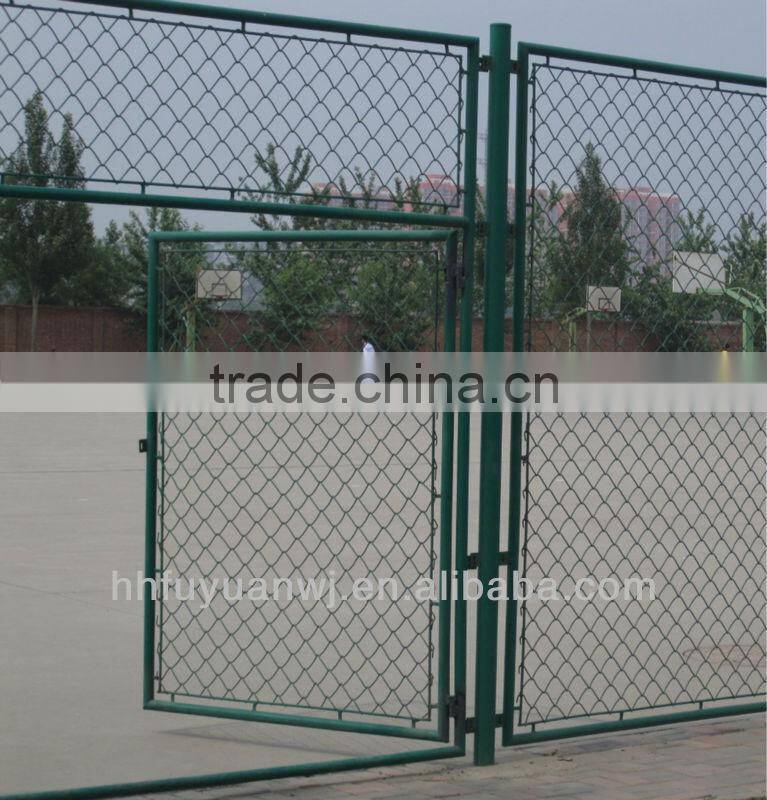 factory metal fence