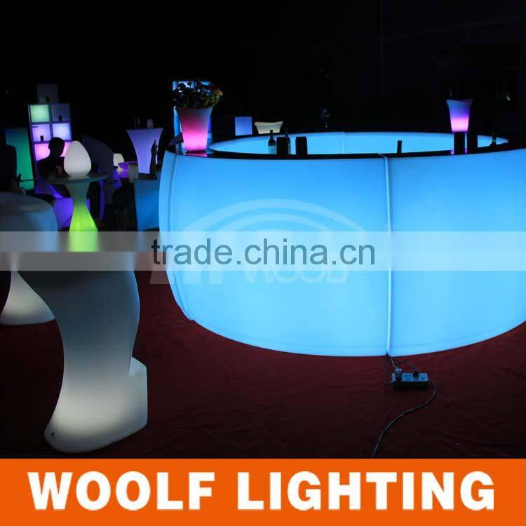 Indoor Attactive LED Plastic Lighting Pub Furniture