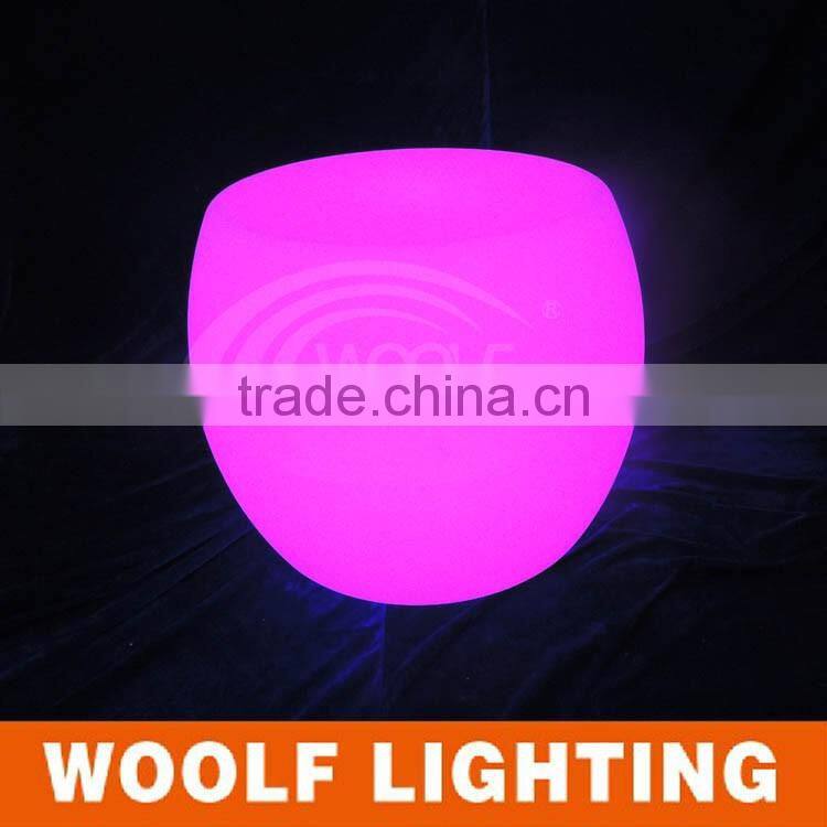 Garden Decoration Outdoor Illuminated LED Plastic Furnitures