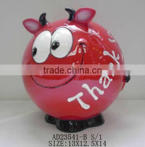 Cute laugh mini piggy bank