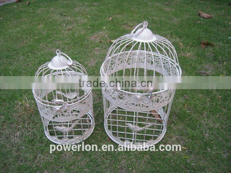 Vintage Large Handmade Round Wedding Decorative Bird Cage