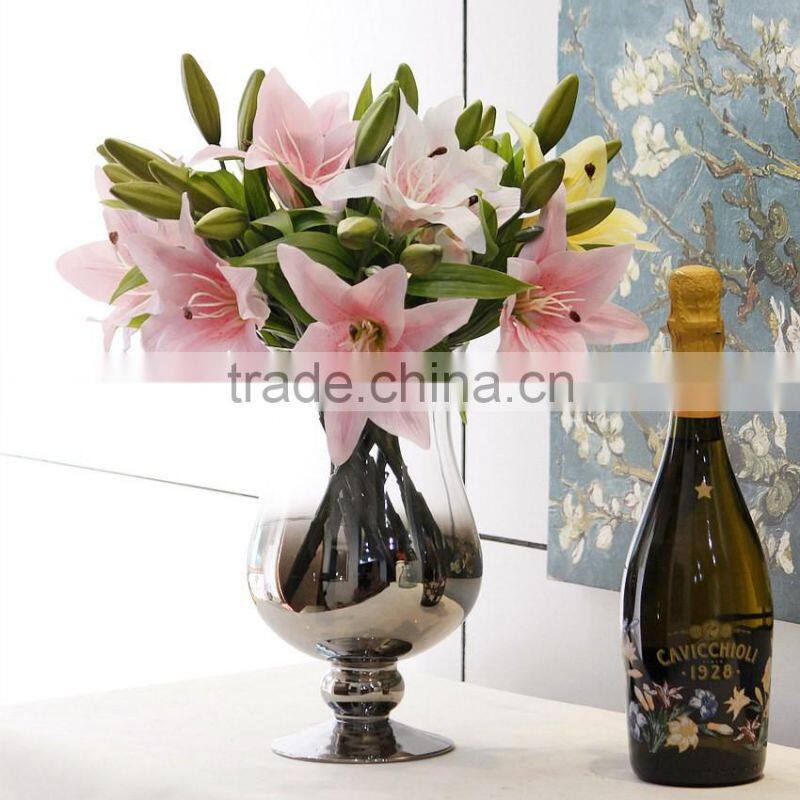 Wholesale table wedding decorative artificial lily flowers
