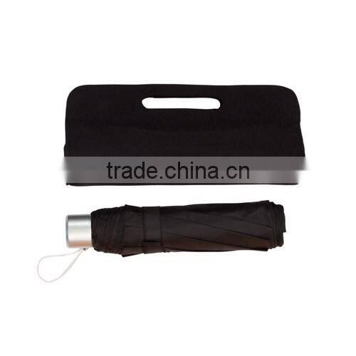 Manual folding umbrella with bag packing