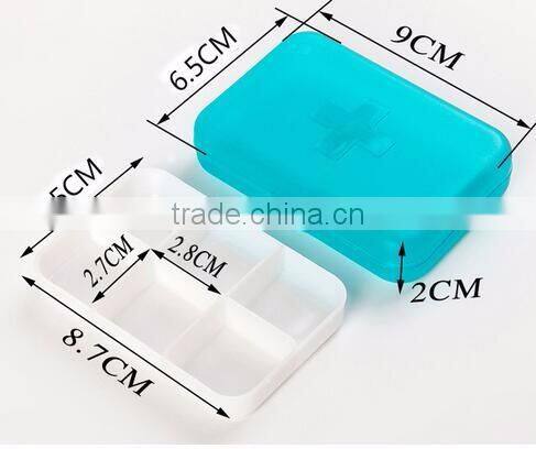 cy274 Convenient clear colors travelling Using Medicine Storage