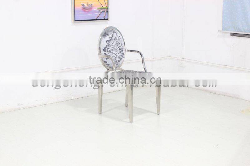 modern european style french arm chair , single sofa chair , Vintage Upholstered Dining Chair