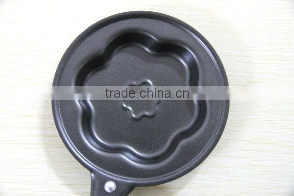 Cartoon shape mini Colorful PP Handled Egg Frying Omelette pan