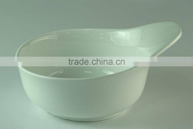 Wholesale Bulk White Sauce Ceramic Bowl