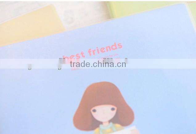Creative cute cheap girls paper notebook
