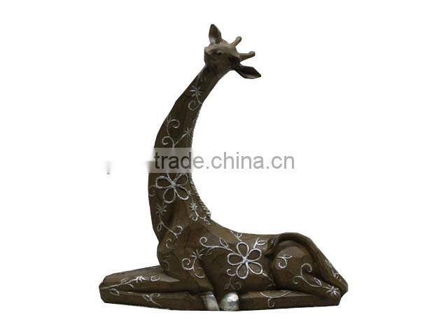 for table deco resin garden figurine decorative giraffe