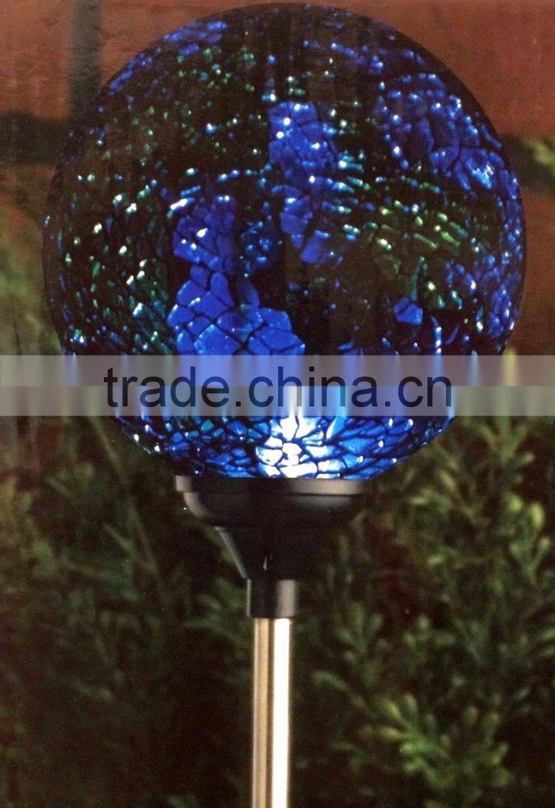 12-PC SUNSET SOLAR MOSAIC BALL (PDQ) Light