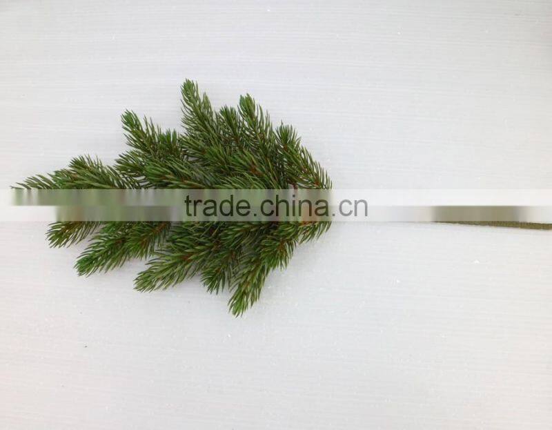 Top level quality plastic pine branch for minimum xmas tree