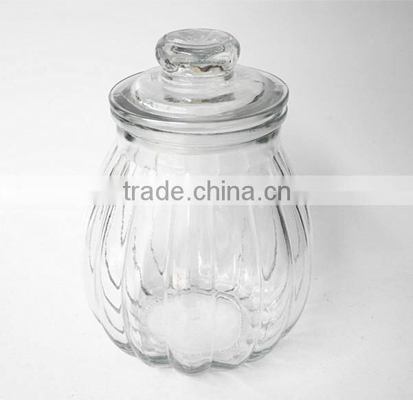 fat classically mordern glass canning jars with glass rubber cap