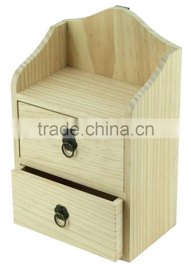 Household Desktop Jewelry Holder Small Wooden Jewellry Box