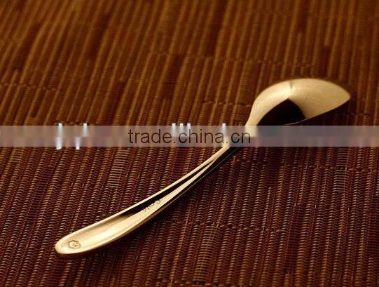 Stainless Steel Golden tea spoon small spoon