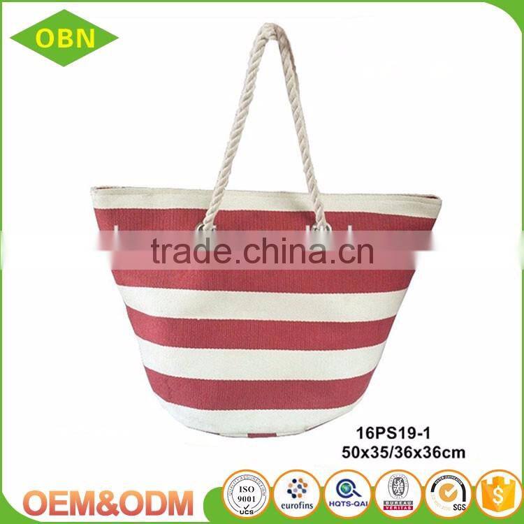 Wholesale cheap canvas tote beach bag for women