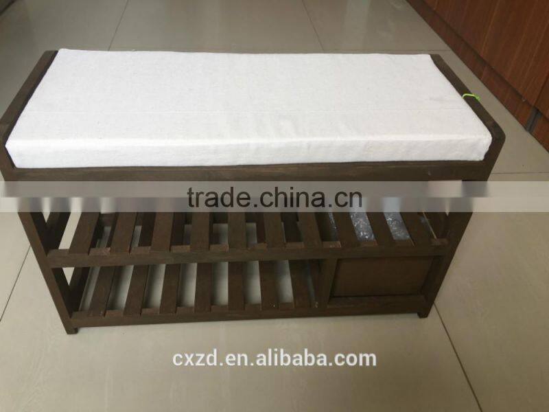 Double stool shoe rack