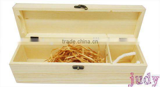 custom solid pine cheap wooden wine boxes wholesale
