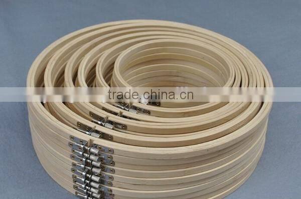 New products 8 inch eco friendly round bamboo hoop with round frame for embroidery made in china