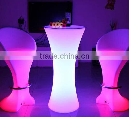 high quality RGB Colors Changing Lighting Led Bar Stools/CE ROHS approved led Illuminated LED Bar Chairs
