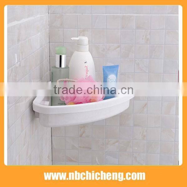 2016 triangle Corner storage rack plastic unique plastic bath corner holder