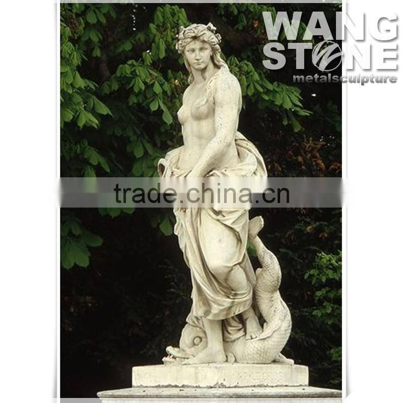 Eagle Spread Wings Animal Stone Carving Sculpture Art