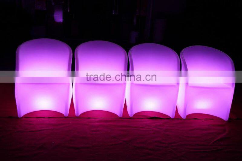 Interactive rechargeable cub table disco cocktail chair