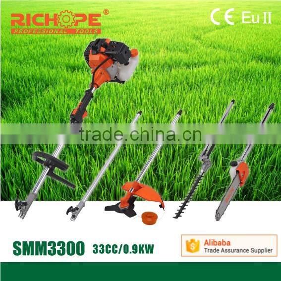 33cc 4 in 1 brush cutter multi-function for farm tractor use