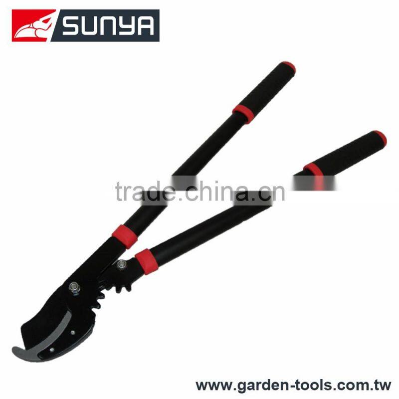 Power gear anvil lopping shear