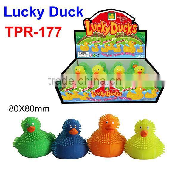Plastic Squeeze Lucky Duck Toys