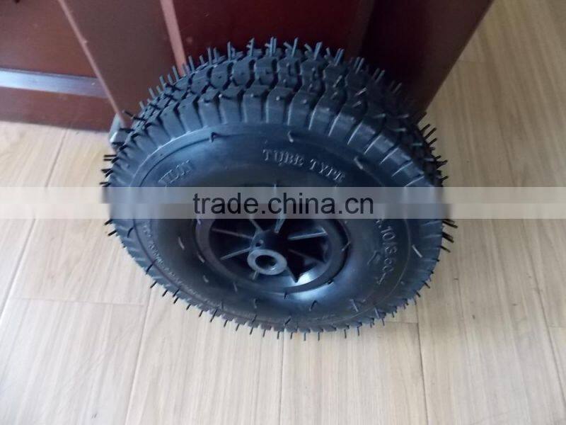 10inch pneumatic wheel 4.10/3.50-4 for hand trolley