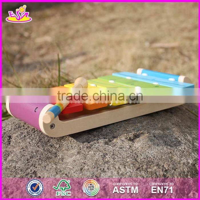 2017 New design children musical talent wooden xylophone for sale W07C056