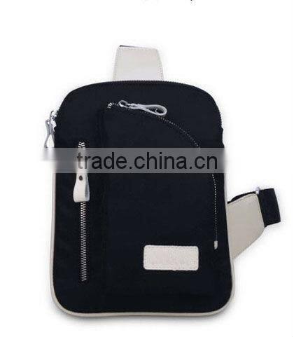 2014 popular men sling bag for business with pu