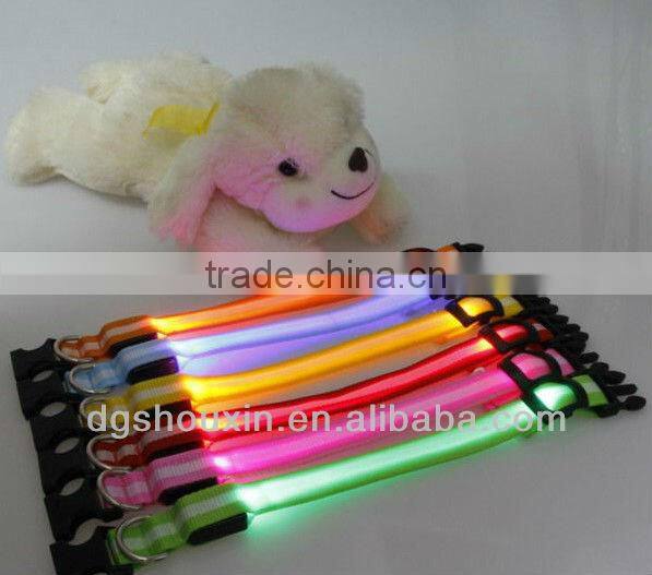 Colorful fashing led light collar