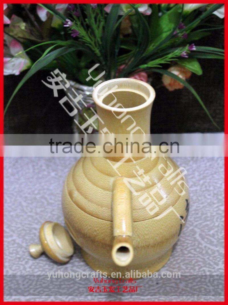 Top quality Bamboo craft Bamboo Tea Sets Bamboo teapot
