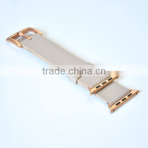 for iwatch band PU leather wristwatch strap with adapter for apple watch