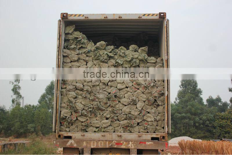 Natural wooden broom handle