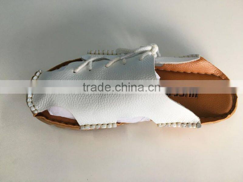 Sandel Genuine Leather Fashion Style Lacing Sandals