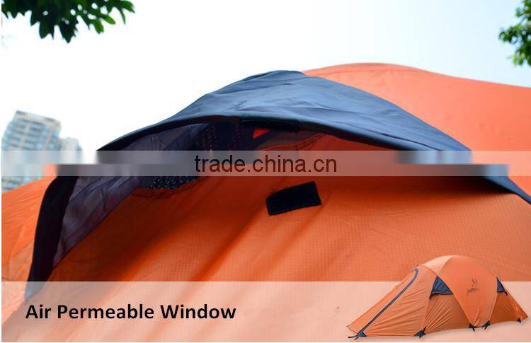 Silicon-Coated Top Quality Camping Tent for 3 Person