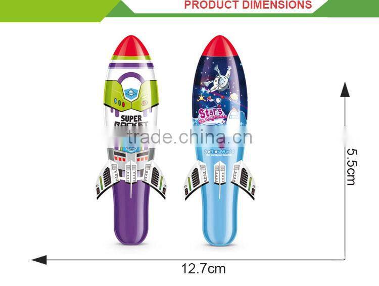 Best sale air pump plasric rocket toy for kids