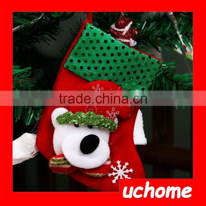UCHOME 2016 Hot Sale Promotional Decoration Christmas Socks