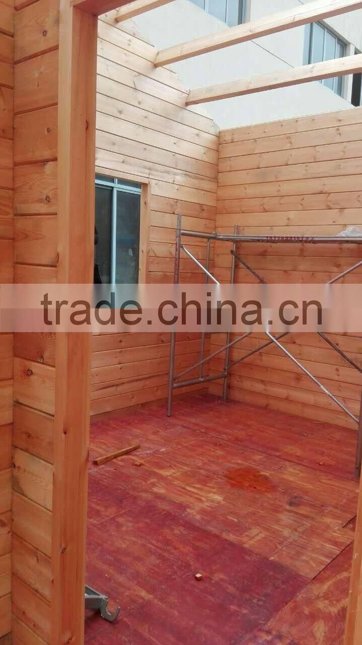 FBRWH002 outdoor modern prefabricated modular log Wood house