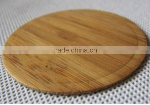 Customized Round Bamboo Cup Mat