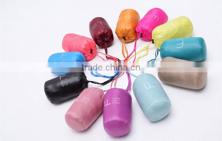 nylon down padded gilet