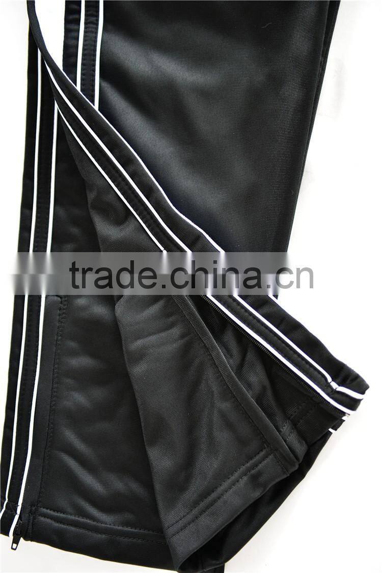 2016 hotsell men's 100% polyester tricot pants sport pants