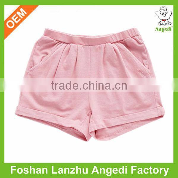 fashion girls short pants pockets ready made