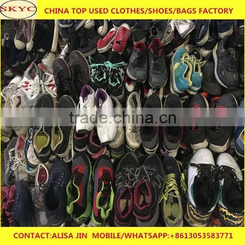 Dongguan factory sorted fairly used shoes for Africa children men women adults big size second hand shoes