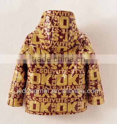 boys print down jacket